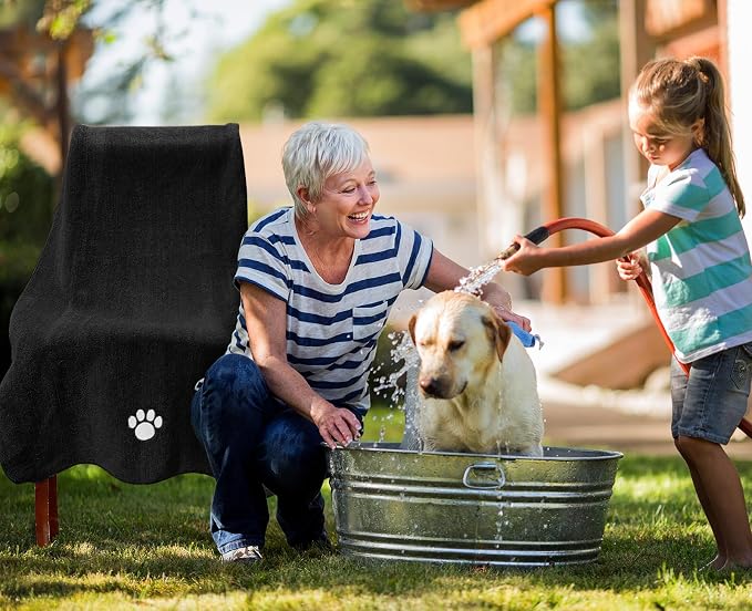 3 Pack Microfiber Dog Towels for Drying Dogs, Super Absorbent and Soft Pet - Image 6