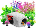 CousDUoBe 13Pcs Aquarium Hideaway Rock Cave Fish Tank Decorations quarium by CousDUoBeAquariumfishtankdecoration