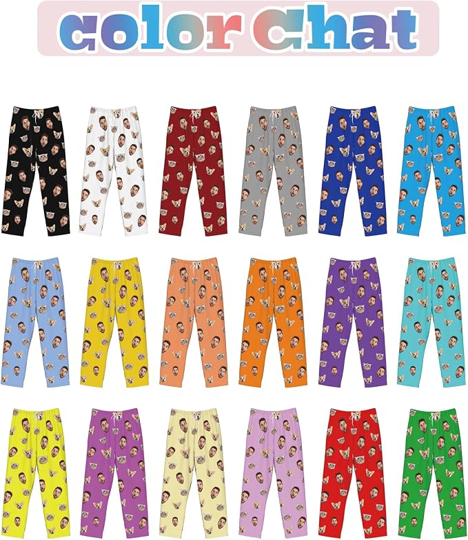 Custom Pajamas Pants Plaid Personalized Funny PJ Pant Design - Image 2