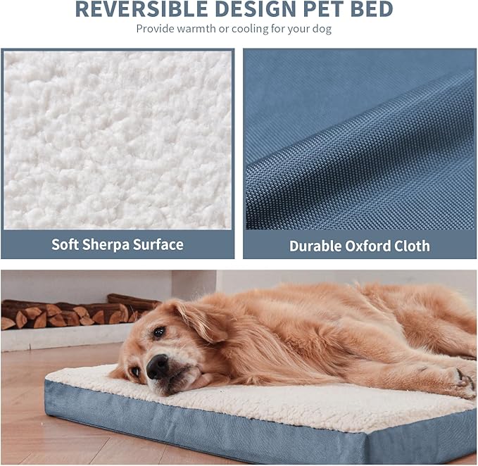 Orthopedic Dog Bed for Extra Large Dogs, XL Comfort Pet Mat for Large Sized Dog - Image 4