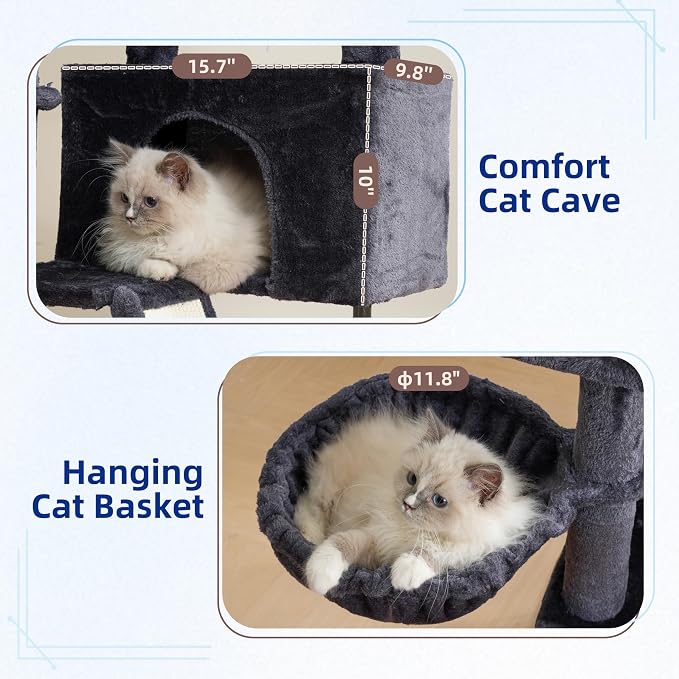 Cat Tree for Indoor Cats, Cat Tower - Image 3