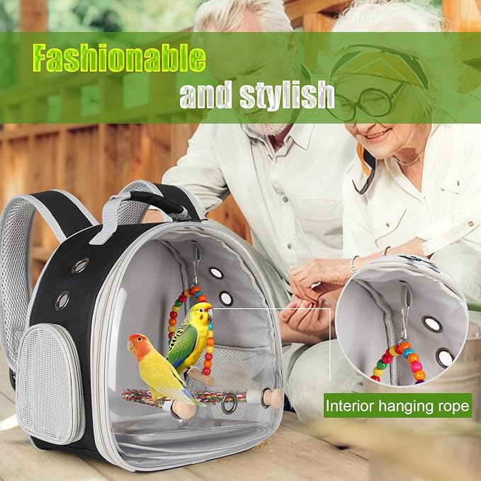 Portable Parrot Travel Cage Carrier - Image 4