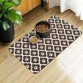Dog Food Mat 17X30 Inch Pet Feeding Absorbent Mats by Xspatroias