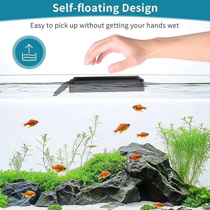 hygger Aquarium Magnet Glass Cleaner, Magnetic Fish Tank Cleaner - Image 5