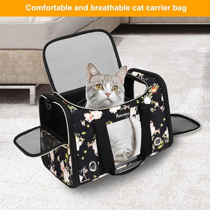 Petmolico Cat Carrier Soft-Sided Pet Bag - Image 6