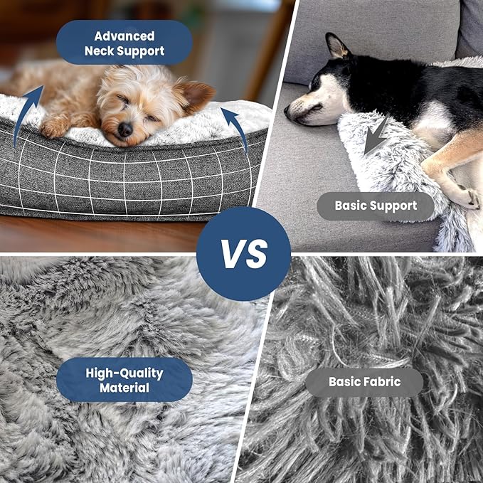 Calming Extra Large Dog Bed for Couch, 45 x 37 inch Removable Couch Cover for - Image 4