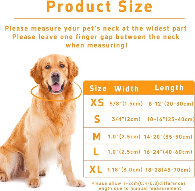 Dog Collar for Boys Girls, Flower Puppy Collar for Small Medium Large Dogs - Image 3