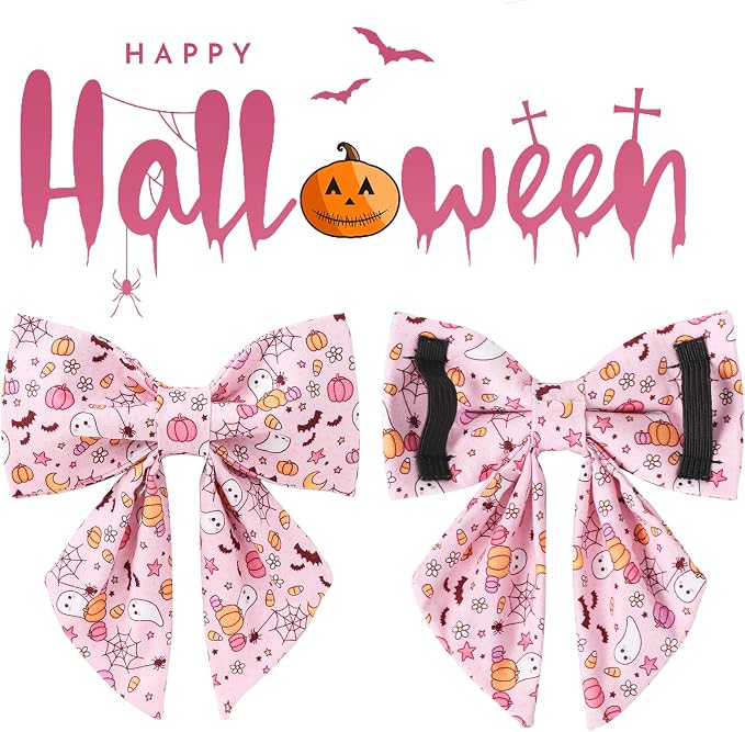 Halloween Dog Collar with Flower - Image 3