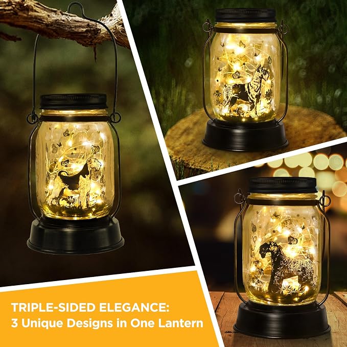 Kerry Blue Terrier Gifts for Women/Men, Pet Solar Lanterns Kerry Blue Terrier - Image 3