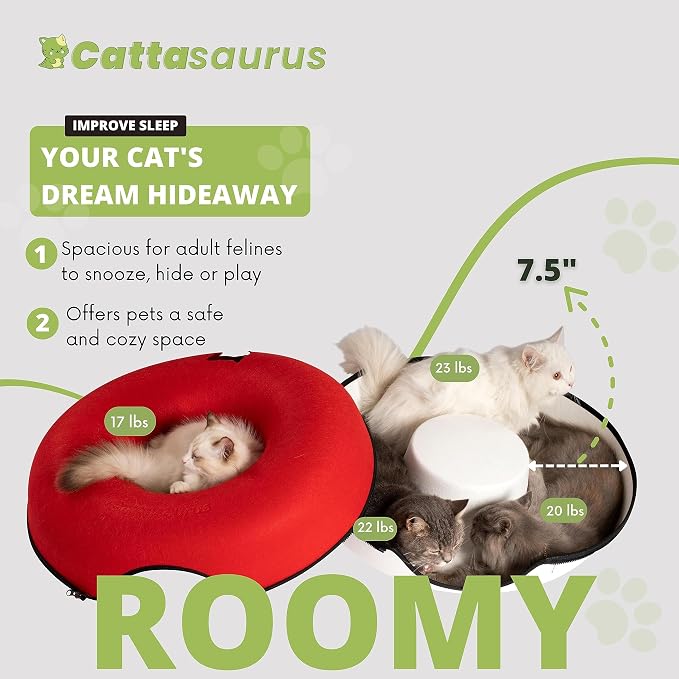 Cattasaurus Peekaboo Cat Cave Donut - Image 5