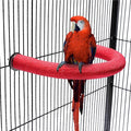 U Shape Parrot Perch Stand Toy Bird Platform Sand Paw Grinding Clean Stick by FrgKbTm