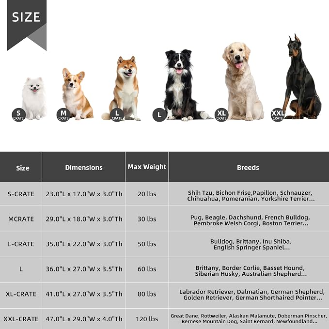 Dog Bed Large Sized Dogs, Orthopedic Flannel Pet Beds - Image 2