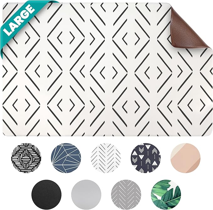 NALALAS Large Dog Mat for Food and Water, Cat Feeding Mat | Large Waterproof by NALALAS