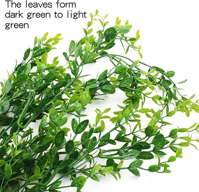 HERCOCCI 2 Pack Reptile Plants, Terrarium Hanging Plants Vines Artificial - Image 2