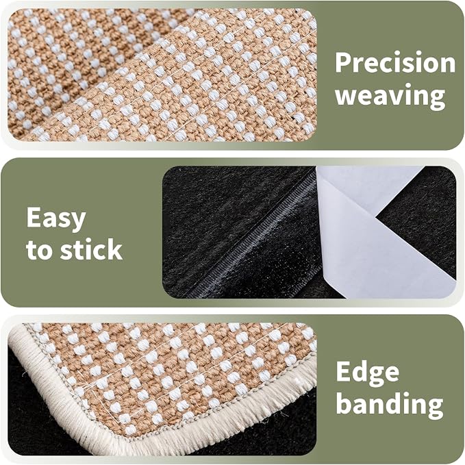 Cat Scratcher Mat, 23.6"x 15.7" Natural Sisal Cat Scratch Mat - Image 3