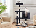 Cat Tree Tower, Cat Condo, Dark Grey by BORGEBY