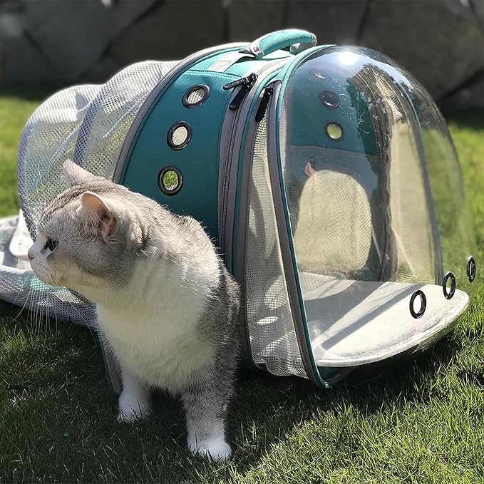 Dual Expandable Cat Backpack Carrier, Fit up to 20 lbs, Expandable Pet Carrier - Image 5