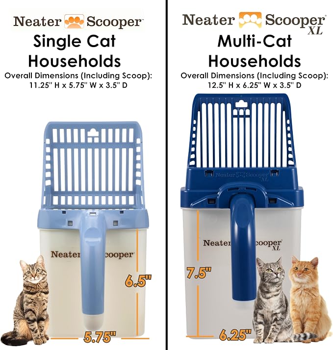Neater Pet Brands Neater Scooper Standard Cat Litter Scoop, 195 Refill Bags – - Image 5