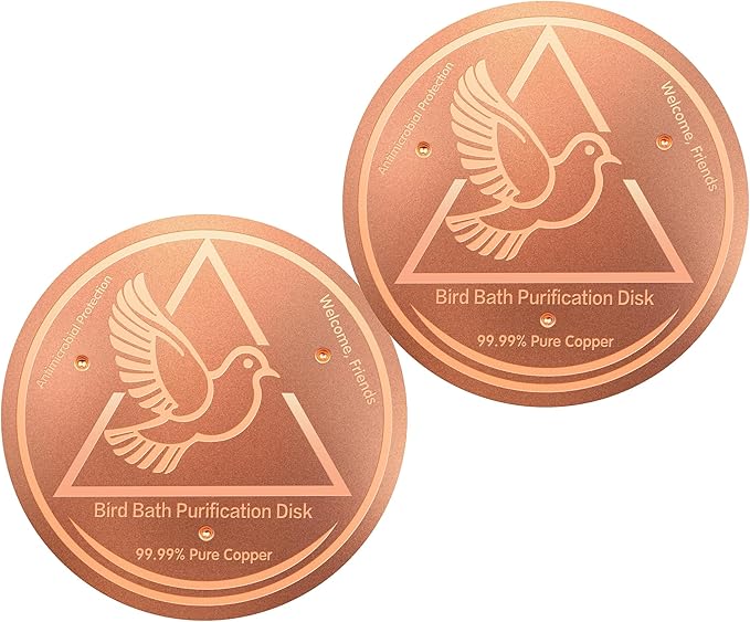 Bird Bath Purification Disk, 99.99% Copper Disc by Unknown