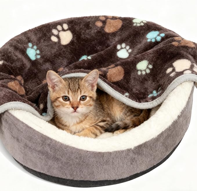 12 Pcs Small Dog Blanket Fleece Puppy Blankets Washable Pet Blankets - Image 4