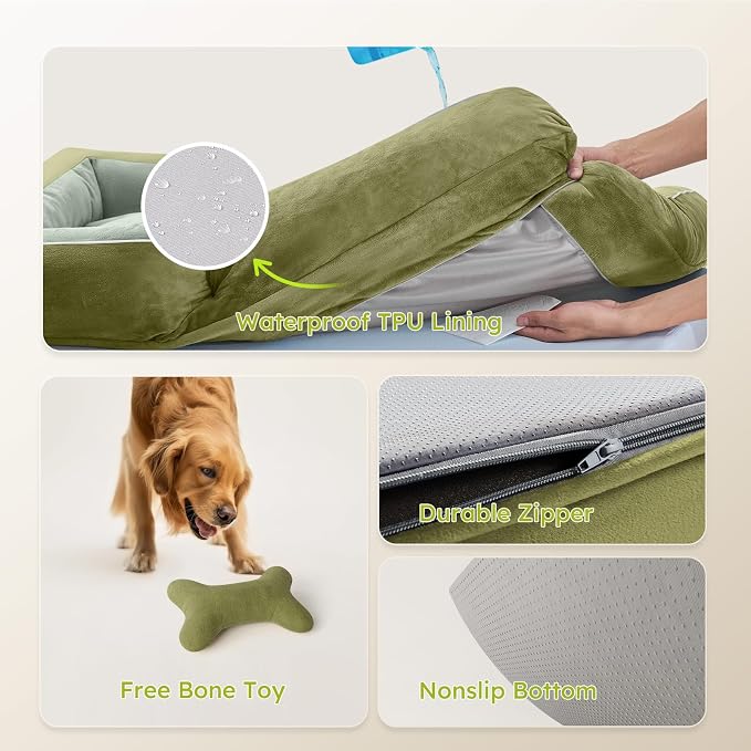 Jumbo Dog Bed for Extra Large Dogs, Orthopedic Dog Bed - Image 7