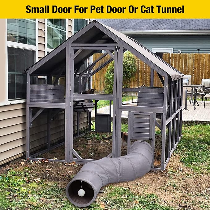 Aivituvin Extra Large Catio Outdoor Cat Enclosure Window Design - Image 4