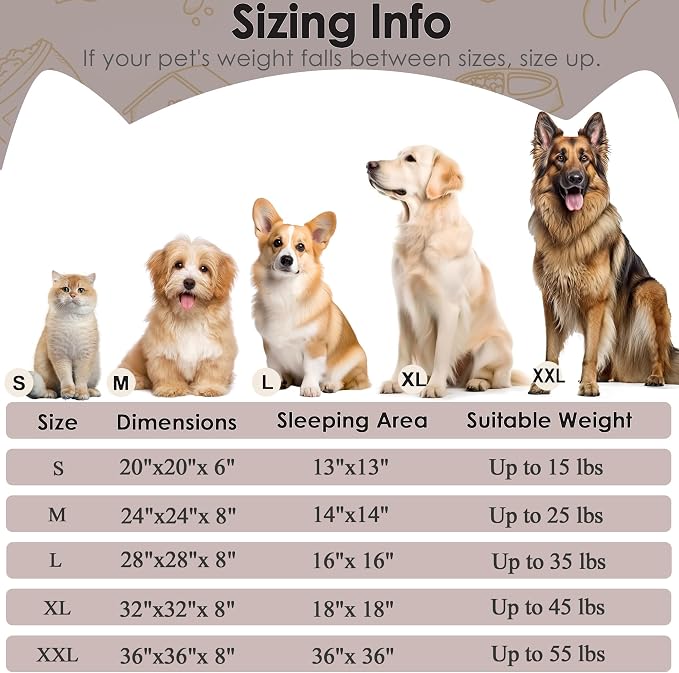 Dog Beds Large Sized Dog and Cats, 32in Pet Beds - Image 2