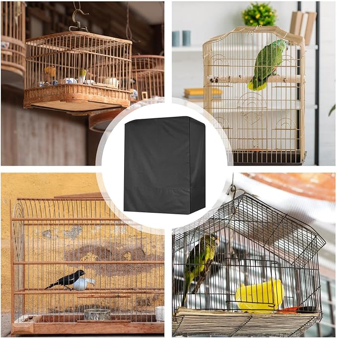Bird Cage Covers for Night Breathable Cover Black Out Lightweight Washable Dust - Image 4