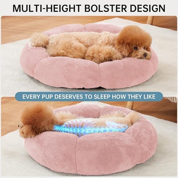 OhGeni 24 inches Calming Donut Dog & Cat Bed - Image 4