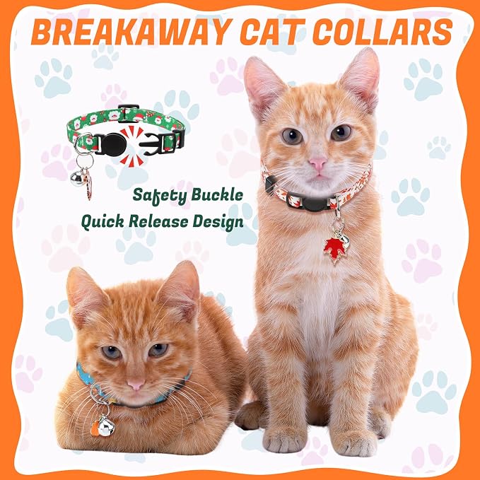 18 Pcs Holiday Cat Collars St. Patrick's Day Cat Collars - Image 4