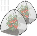 2 Pcs Pop Up Insect Barrier Plant Cover Tent, Garden Net Cage Bird Insect Guard by PurpleStar