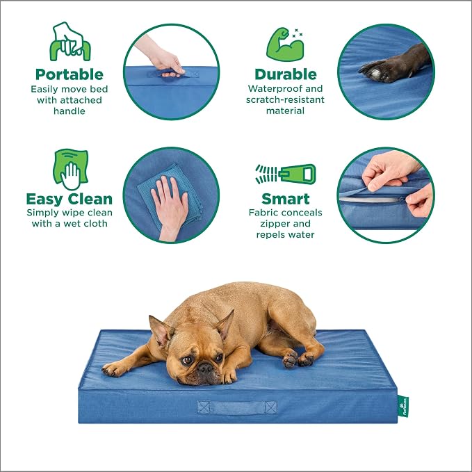 FurHaven Cooling Dog Bed – Large Foam Mattress - Image 4