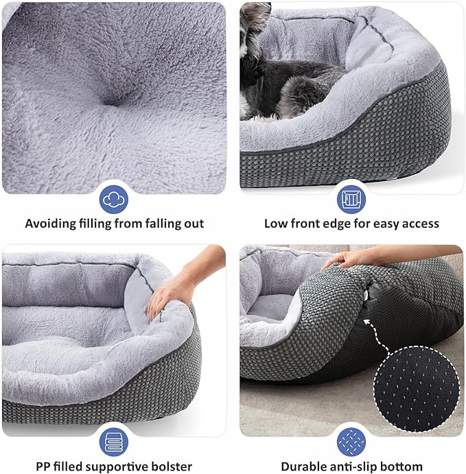INVENHO Medium Dog Beds for Medium Dogs Washable, Rectangle Dog Bed Medium Size - Image 7