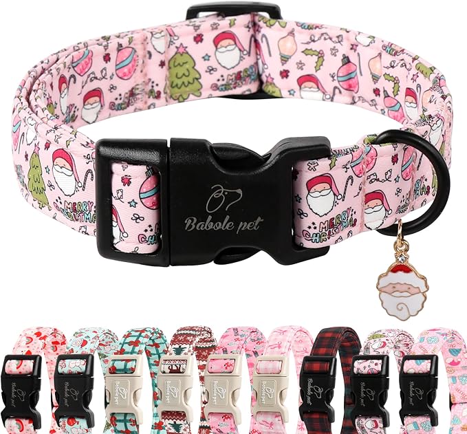 Christmas Dog Collar for Giant Large Dogs by Babolepet