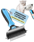 MalsiPree 2-in-1 Cat Brush for Shedding by MalsiPree