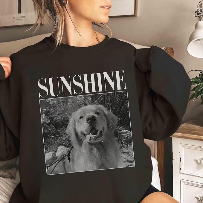 Custom Pet Sweatshirts with Photo and Name, Personalized Dog Sweatshirt - Image 6