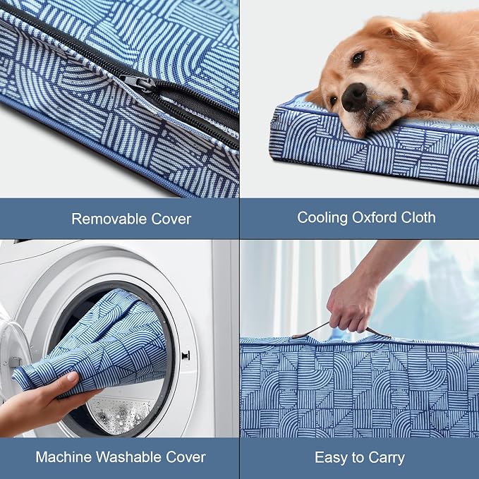 Outdoor Extra Large Dog Crate Bed, XXL Waterproof Dog Bed - Image 3