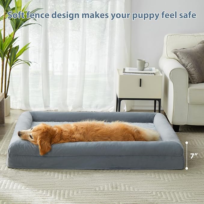 WNPETHOME XXL Extra Large Dog Bed, Washable Dog Couch - Image 6
