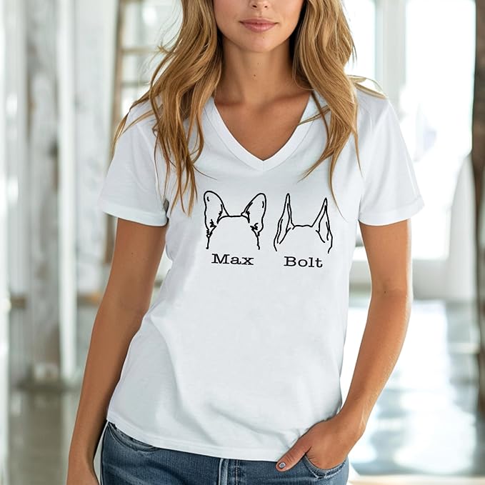 Custom Dog Mom Shirt for Women Pet Ears Sweatshirt - Image 3
