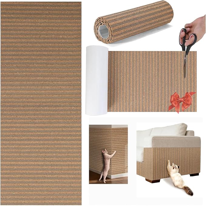 Natural Cork-Cat Scratch mat-Cat Scratch Pad Rug-cat Couch Protector-Scratch by Mocherpion
