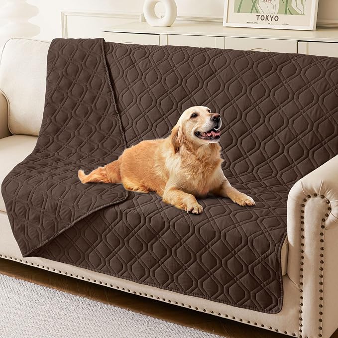 hyha Waterproof Dog Bed Blanket, Soft Pet Blankets, Waterproof Couch Cover by hyha