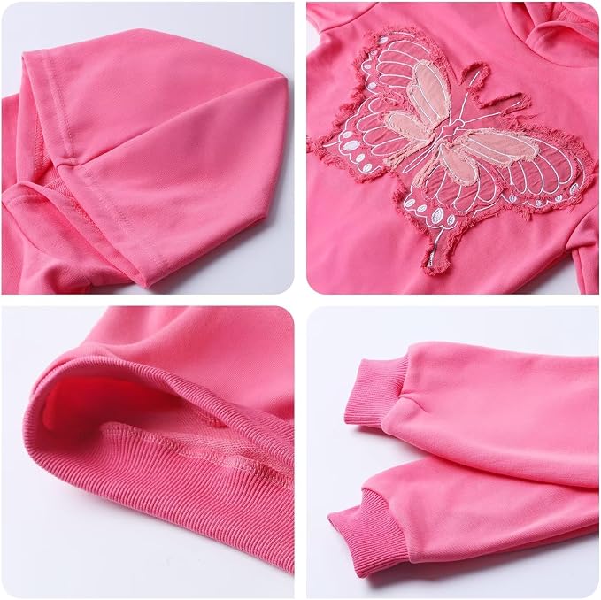 WELAKEN Sweatshirts for Girls Toddler & Kids II Little Girl's Pullover Tops - Image 5