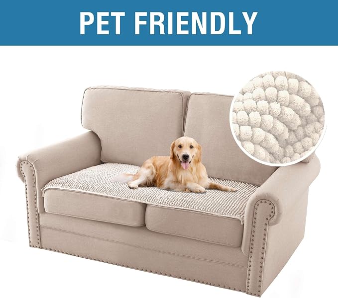 H.VERSAILTEX Plush Chenille Couch Cover - Image 2
