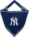 Pets First MLB New York Yankees TIE Bandana, Large/X-Large. Dog Bandana Scarf by PETSFIRST