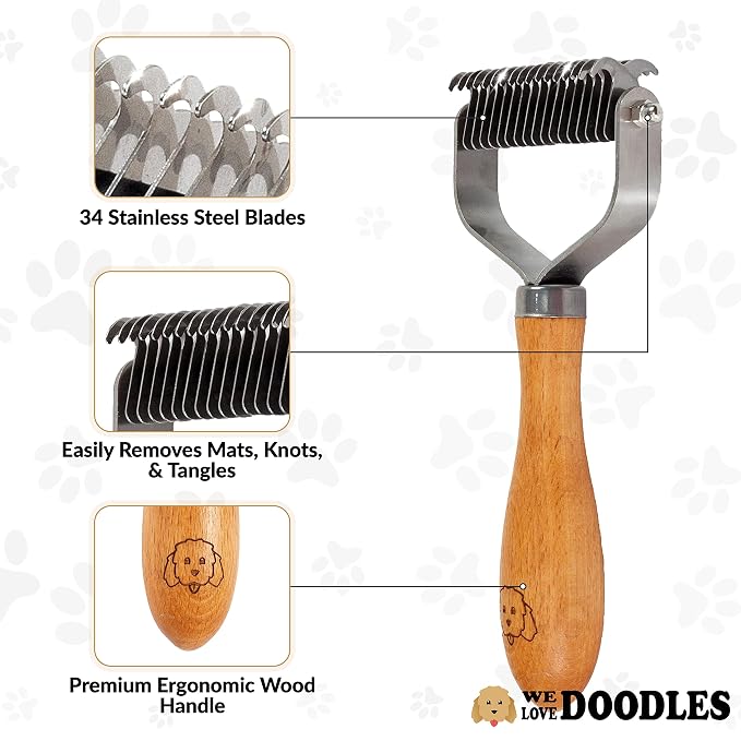 Pet Dematting Comb for Dogs and Cats - Image 2