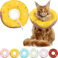 Cat Cone Collar Soft, Waterproof Cat Recovery Collars Spay Cones to Stop by Hpetppy