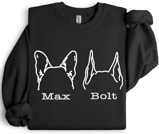 Custom Dog Mom Shirt for Women Pet Ears Sweatshirt - Image 8