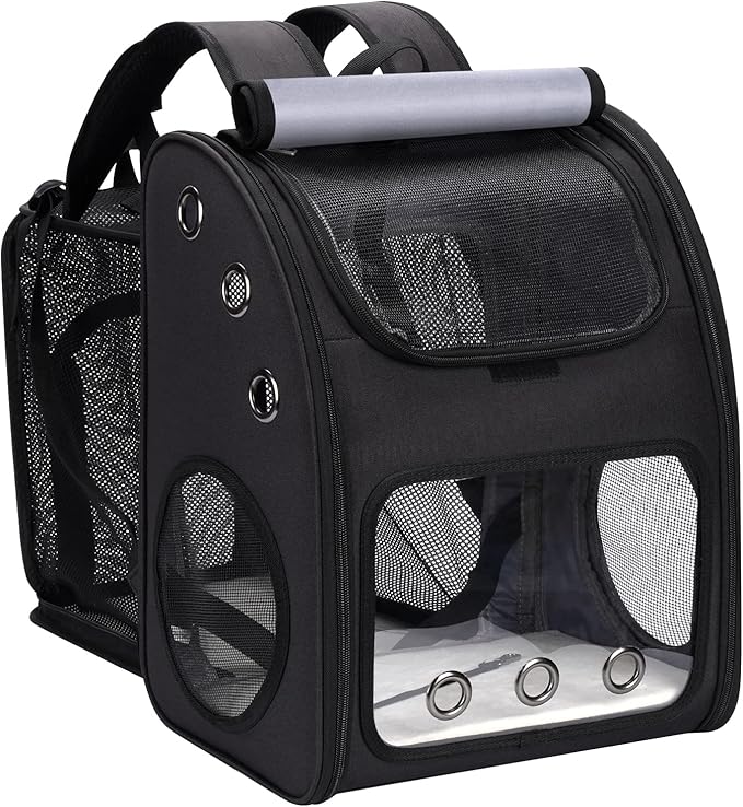 Cat Backpack Carrier, Expandable Pet Carrier Backpack by COVONO