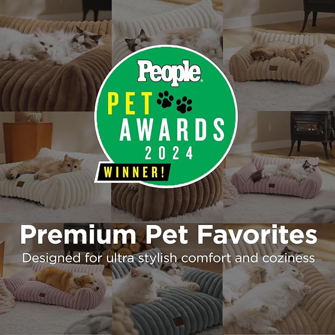 Bedsure ComfyFleece™ Cute Cat Couch - Image 2