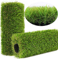 Artificial Grass Rug Outdoor Indoor 15FTX52FT Fake Grass Carpet Green Synthetic by NINXIANG